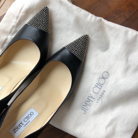 Jimmy Choo Shoes - NWOB Jimmy Choo studded toe heels (fit like 9)